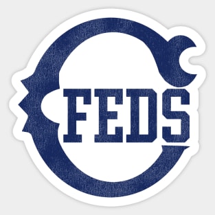 Defunct Chicago Federals Feds Baseball Team Sticker